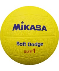 MIKASA/ミカサ MIKASA ミカサ MIKASA ソフトドッジボール1号 イエロー ジュニア 子ども 小学低学年用 ドッチボール レクリエーション 学校 体育 発泡ゴ/507834242