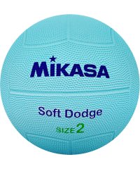 MIKASA/ミカサ MIKASA ミカサ MIKASA ソフトドッジボール2号 ブルー ジュニア 子ども 小学低学年用 ドッチボール レクリエーション 学校 体育 発泡ゴム/507834243