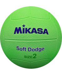 MIKASA/ミカサ MIKASA ミカサ MIKASA ソフトドッジボール2号 ライトグリーン ジュニア 子ども 小学低学年用 ドッチボール レクリエーション 学校 体育 /507834244