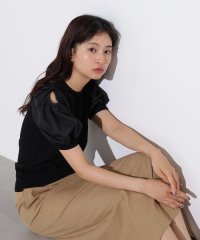 N Natural Beauty Basic/オープンショルダードッキングニット/508083571