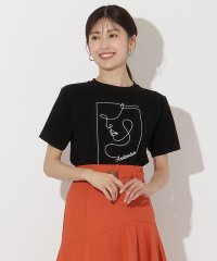 AND COUTURE/モダンフェイスプリントTシャツ/508094231