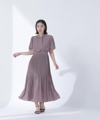 NATURAL BEAUTY BASIC/楊柳ボウタイワンピース/508094268