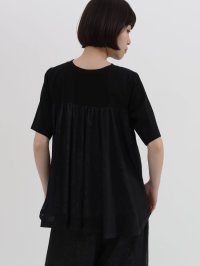 LASUD/ラシュッド LASUD バックシフォンペイズリーカットソー/508095588