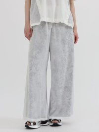 LASUD/ラシュッド LASUD シフォンレイヤードペイズリーパンツ/508095591