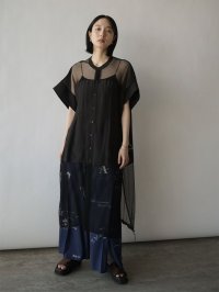 RADIATE/ラディエイト RADIATE メッシュドッキングロングシャツ/508095596