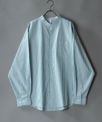 SITRY/シトリー SITRY オーバーサイズ ドロップショルダー バンドカラー ブロード シャツ / メンズ 長袖/504598674