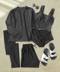OSYAREVO/オシャレボ OSYAREVO 【ネット限定】【紫外線カット率99.9％以上】ラッシュガード レギンス 付き 体型カバー 【返品不可商品】/506605178