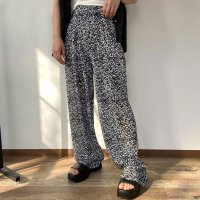 CRB/シーアールビー CRB セルフカット柄プリーツパンツ/507116506