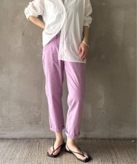 LBC/コットンシャンブレーテーパードパンツ/507773080