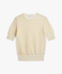 agnes b. FEMME/コットン ニット 半袖 メッシュ プルオーバー "Betty"/507989866