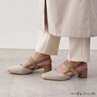 ALETTA/アレッタ ALETTA パンプス 痛くない 柔らかい 黒 スクエアトゥ 4.5cmヒール ローヒール バックストラップ 幅広 外反母趾気味 アレッタ 走れる 結/508096669