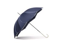 because/ビコーズ because 傘 レディース 軽い ブランド 長傘 晴雨兼用 雨傘 日傘 無地 UVカット 紫外線対策 花びら 花 Bicolor Piping バ/508096690