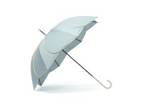 because/ビコーズ because 傘 レディース 軽い ブランド 長傘 晴雨兼用 雨傘 日傘 無地 UVカット 紫外線対策 花びら 花 Bicolor Piping バ/508096690