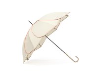 because/ビコーズ because 傘 レディース 軽い ブランド 長傘 晴雨兼用 雨傘 日傘 無地 UVカット 紫外線対策 花びら 花 Bicolor Piping バ/508096690