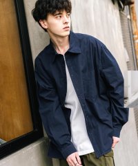 Rocky Monroe/ロッキーモンロー Rocky Monroe カジュアルシャツ 長袖 ピグメント メンズ レディース ブロード 無地 オーバーサイズ ヴィンテージ USED感 製/508096706