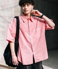 Rocky Monroe/ロッキーモンロー Rocky Monroe カジュアルシャツ 半袖 ピグメント メンズ レディース ブロード 無地 オーバーサイズ ヴィンテージ USED感 製/508096707