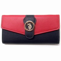 US POLO ASSN/ユーエスポロアッスン U.S. POLO ASSN. U.S. POLO ASSN. ユーエスポロアッスン サイフ メダリオン ラージ フラップ ウォレット 長/508096867