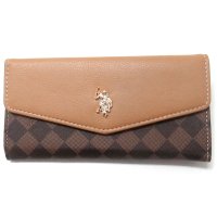 US POLO ASSN/ユーエスポロアッスン U.S. POLO ASSN. U.S. POLO ASSN. ユーエスポロアッスン 長財布 ロゴウォレット 27A243AA TNBR/508096870