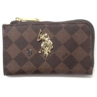 US POLO ASSN/ユーエスポロアッスン U.S. POLO ASSN. U.S. POLO ASSN. ユーエスポロアッスン コインケース カードケース ロゴ ブラウン 27A3/508096878