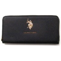 US POLO ASSN/ユーエスポロアッスン U.S. POLO ASSN. U.S. POLO ASSN. ユーエスポロアッスン ラウンドファスナー長財布 ロゴウォレット 27A35/508096883