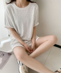 LOWO/ロワ LOWO ドットストーンTシャツ・ショートパンツ セットアップ 2点セット/508096991