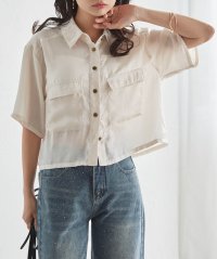 Ranan/ラナン RANAN ダブルポケットショートシャツ/508097044