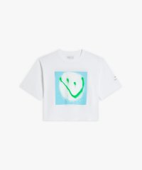 agnes b. FEMME/オーガニックコットン プリント 5分袖 アーティスト Tシャツ "KATSU"/508097352