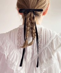lus./ラスドット lus. サテンロングリボンヘアクリップ/508097399