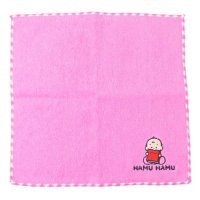 cinemacollection/シネマコレクション cinemacollection おおのたろう ハンドタオル 刺繍ハンカチ 桃 学研ステイフル ミニタオル 汗拭きタオル グッズ/508097488