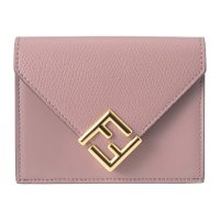 FENDI/フェンディ FENDI 3つ折り財布 FFダイヤモンド COMPACT WALLET 8M0480 ALV4 F1QHD DUSTY MAUVE/508097519