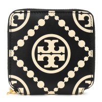 TORY BURCH/トリーバーチ TORY BURCH 2つ折り財布 Tモノグラム コントラスト エンボス BI－FOLD WALLET 137133 001 BLACK/NEW /508097637