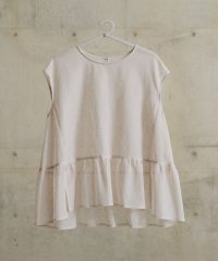 BEARDSLEY/《15 quinze》裾フリルメッシュブラウス/508097701