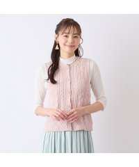 Liliane Burty ECLAT/【S・Mサイズ】ウォッシャブル　ニットベスト/508097816