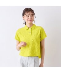 Liliane Burty ECLAT/【S・Mサイズ】ウォッシャブル綿ジャカードTシャツ/508097825