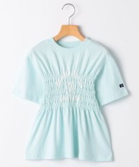 SHIPS KIDS/【SHIPS KIDS別注】RUSSELL ATHLETIC:140～150cm/ ギャザー プリント 半袖 TEE/508097860