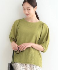 SHOO・LA・RUE　DRESKIP/シューラルー／ドレスキップ SHOO・LA・RUE/DRESKIP シボシボ配色ステッチトップス/508097879