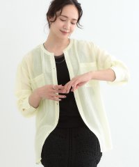 SHOO・LA・RUE　DRESKIP/【高レビュー】大人のシアー感 バンドカラーシャツ/508097881