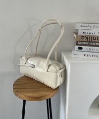 Jewelobe/ジュエローブ Jewelobe ナローベルト横長ボストンバッグ/508098254