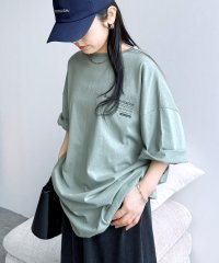 reca/レカ reca レカ reca 前後ロゴ五分袖オーバーサイズTシャツ（belーblcー6115）/506358603