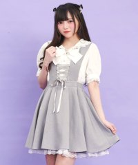 Secret Honey/シークレットハニー Secret Honey フロントレースアップジャンパースカート/507895007