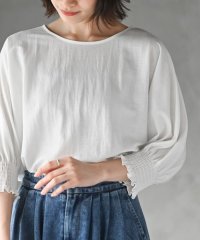 rps/冷感カノコ袖シャーリングドルマンプルオーバー/508023941