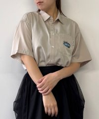 NICOLE CLUB/クリームソーダ刺繍シャツ/508067548