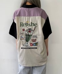 NICOLE CLUB/クリームソーダ刺繍シャツ/508067548