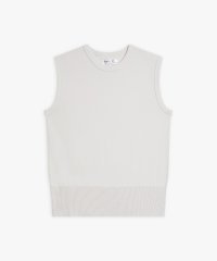 agnes b. FEMME/コットン ノースリーブ ニット トップス "Poete"/508097362
