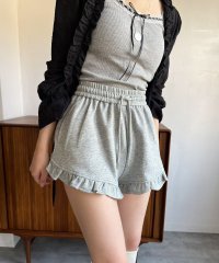 Jewelobe/ジュエローブ Jewelobe フリルヘムスウェットショートパンツ/508098250