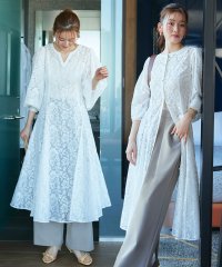 RUIRUE BOUTIQUE/ルイルエブティック RUIRUE BOUTIQUE 前後2WAYフレアレースワンピース＆パンツセットアップ/508099317