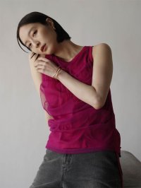 RADIATE/ラディエイト RADIATE サイドギャザーチュールドッキングトップス/508099454