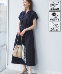 ROPE' PICNIC/【UVカット・接触冷感・イージーケア】スキッパーシャツワンピース/508099528