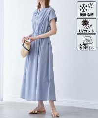 ROPE' PICNIC/【UVカット・接触冷感・イージーケア】スキッパーシャツワンピース/508099528
