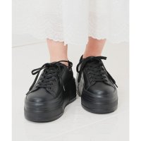 Honeys/ハニーズ Honeys 厚底コートスニーカー スニーカー 靴 シューズ コートスニーカー 厚底スニーカー 厚底 合皮 フェイクレザー 靴ひも 2way レディー/508099606
